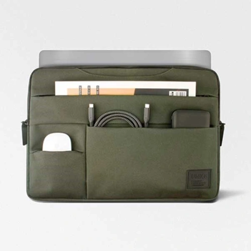 Kup Taška UNIQ Cavalier na notebook 15 palců zelená/khaki zelená - UNIQ154GREEN - {ean13} - Sklep Home Screen