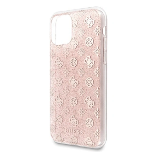 Kup Etui Guess GUHCN61TPERG Apple iPhone 11 roz/roz hard case 4G Peony Glitter - GUE241PNK - {ean13} - Sklep Home Screen