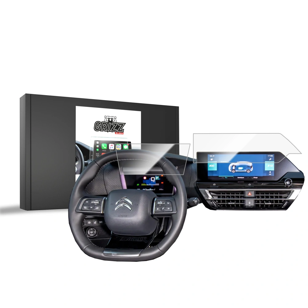 Folia ceramiczna GrizzGlass CarDisplay Protection do Citroen C4 3 10" 2021-2024 [2w1]