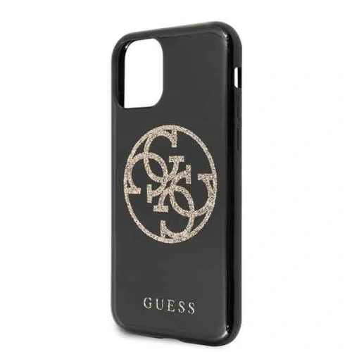 Kup Etui Guess GUHCN61TPUBKGLG Apple iPhone 11 černé/black hard case Glitter 4G Circle Logo - GUE242BLK - {ean13} - Sklep Home Screen