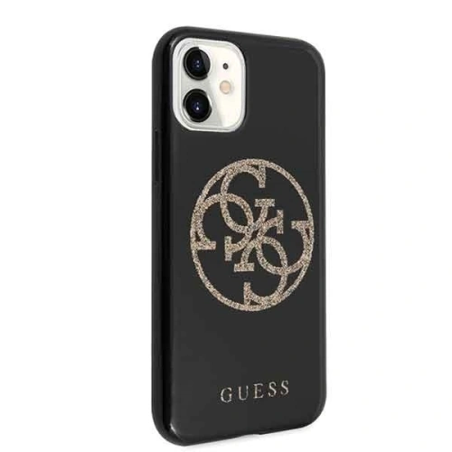 Kup Etui Guess GUHCN61TPUBKGLG Apple iPhone 11 černé/black hard case Glitter 4G Circle Logo - GUE242BLK - {ean13} - Sklep Home Screen