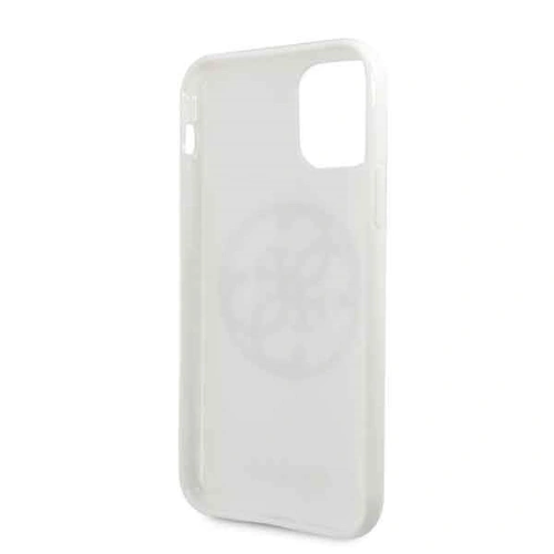 Kup Etui Guess GUHCN61TPUWHGLG Apple iPhone 11 alb/white hard case Glitter 4G Circle Logo - GUE243WHT - {ean13} - Sklep Home Screen