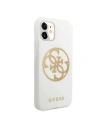 Kup Guess Apple Tasche GUHCN61TPUWHGLG iPhone 11 weiß/weiß Hartschale Glitter 4G Circle Logo - GUE243WHT - {ean13} - Sklep Home Screen