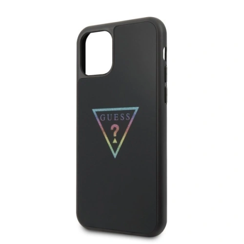Kup Etui Guess GUHCN61TRMLBK Apple iPhone 11 negru/black hard case Triangle Glitter - GUE244BLK - {ean13} - Sklep Home Screen