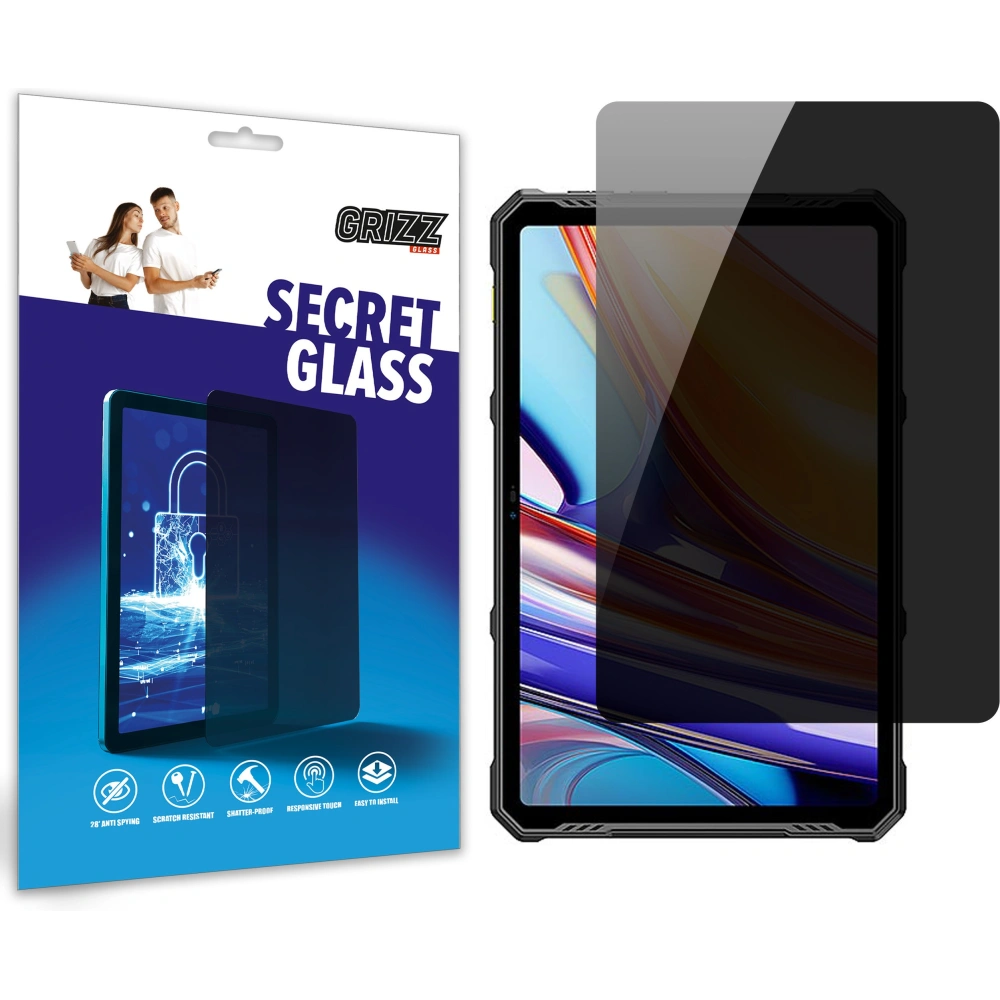 Matowe szkło prywatyzujące GrizzGlass SecretGlass do Ulefone Armor Pad 3 Pro
