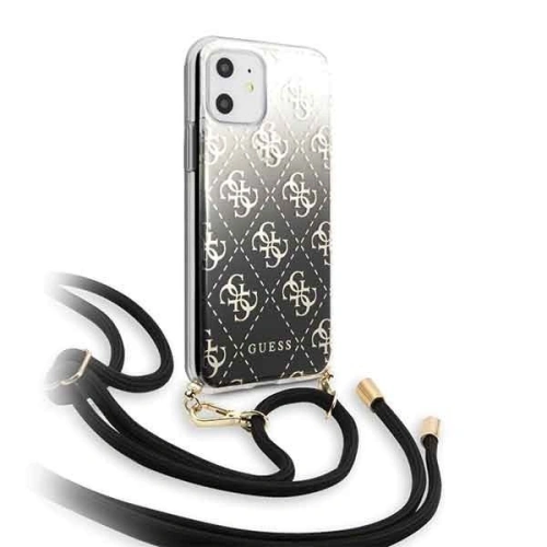 Kup Etui Guess GUHCN61WO4GBK Apple iPhone 11 černé/black hard case 4G Gradient - GUE245BLK - {ean13} - Sklep Home Screen
