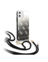 Etui Guess GUHCN61WO4GBK Apple iPhone 11 fekete/black keménytok 4G Gradient