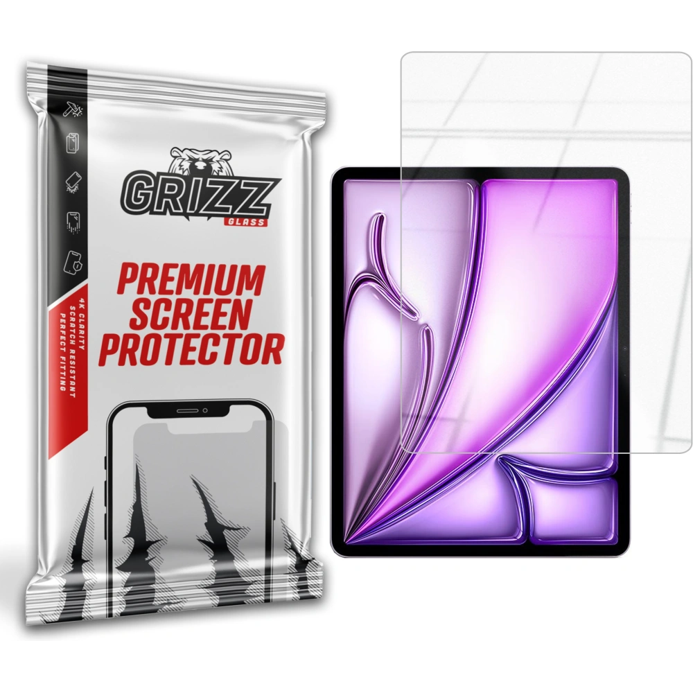 Szkło hybrydowe GrizzGlass HybridGlass do Apple iPad Air 13" 2024 (6. generacji)