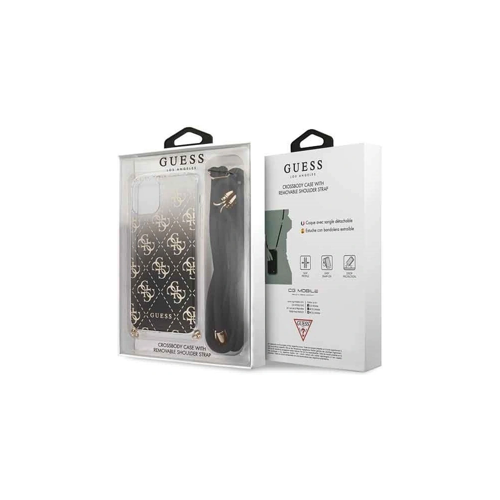 Etui Guess GUHCN61WO4GBK Apple iPhone 11 czarny/black hard case 4G Gradient