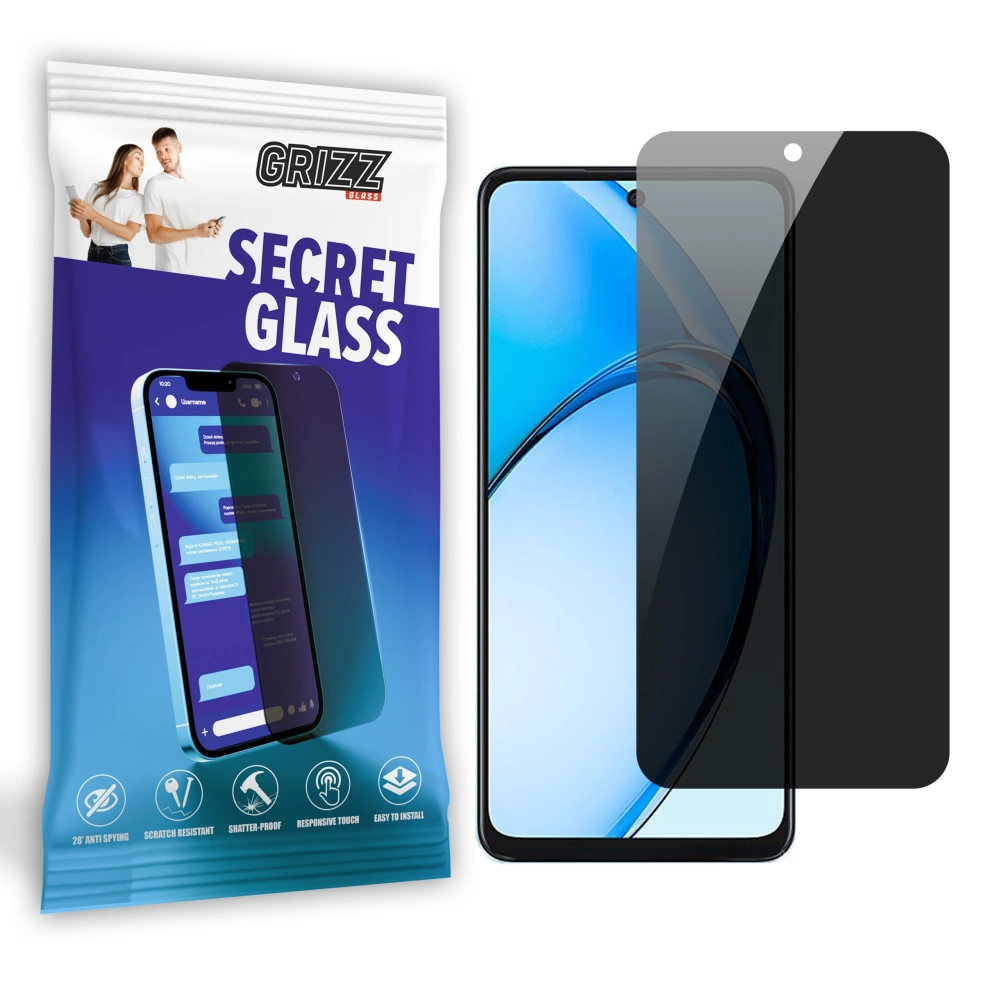 Matowe szkło prywatyzujące GrizzGlass SecretGlass do Oppo A60