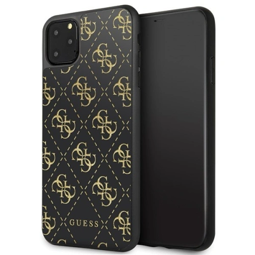 Kup Guess Apple Tasche GUHCN654GGPBK iPhone 11 Pro Max schwarz/schwarz Hartschale 4G Double Layer Glitter - GUE247BLK - {ean13} - Sklep Home Screen
