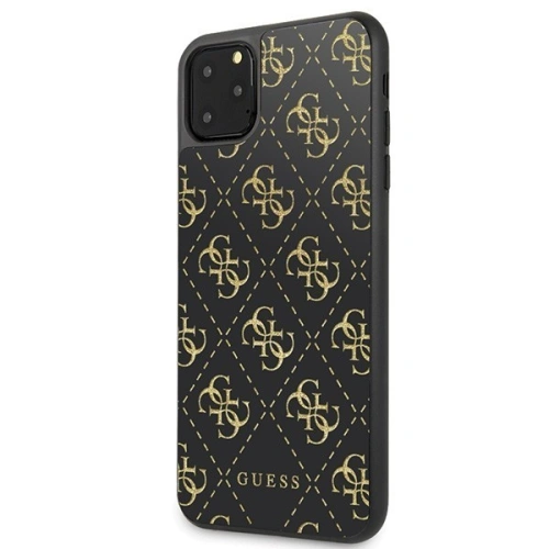 Kup Guess Apple Tasche GUHCN654GGPBK iPhone 11 Pro Max schwarz/schwarz Hartschale 4G Double Layer Glitter - GUE247BLK - {ean13} - Sklep Home Screen