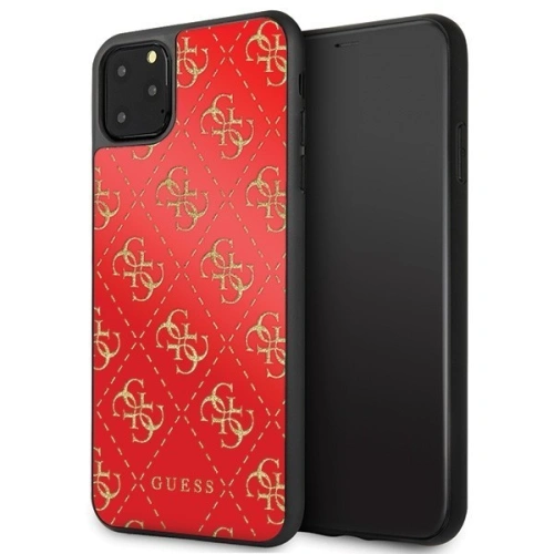 Kup Guess Apple Tasche GUHCN654GGPRE iPhone 11 Pro Max rot/rot Hartschale 4G Double Layer Glitter - GUE248RED - {ean13} - Sklep Home Screen