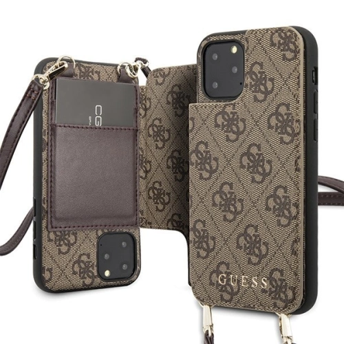 Kup Etui Guess GUHCN65CB4GB Apple iPhone 11 Pro Max brązowy/brown hard case 4G Crossbody - GUE250BR - {ean13} - Sklep Home Screen