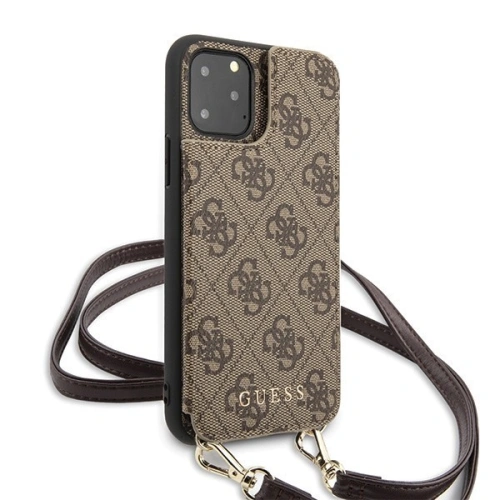 Kup Etui Guess GUHCN65CB4GB Apple iPhone 11 Pro Max brązowy/brown hard case 4G Crossbody - GUE250BR - {ean13} - Sklep Home Screen