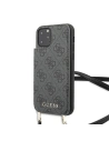 Guess Apple Tasche GUHCN65CB4GG iPhone 11 Pro Max grau/grau Hartschale 4G Crossbody
