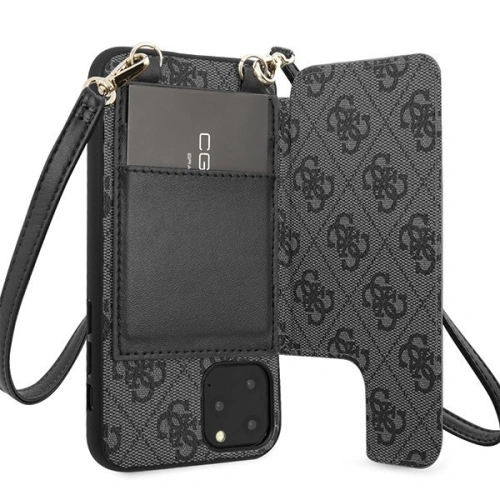 Kup Guess Apple Tasche GUHCN65CB4GG iPhone 11 Pro Max grau/grau Hartschale 4G Crossbody - GUE251GRY - {ean13} - Sklep Home Screen