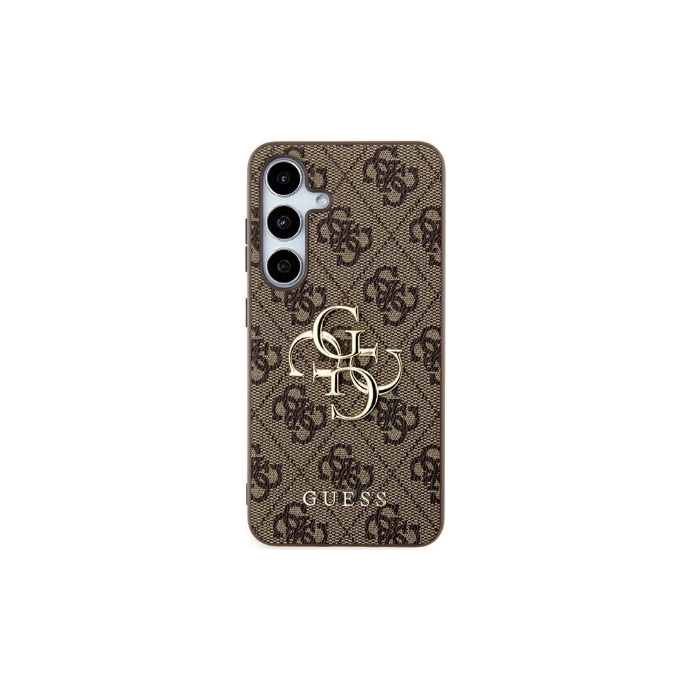 Etui Guess GUHCSA354GMGBR Samsung Galaxy A35 hardcase 4G Big Metal Logo brązowy/brown