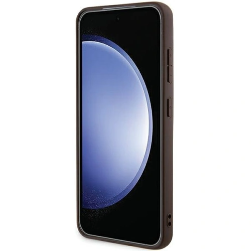 Kup Etui Guess GUHCSA354GMGBR Samsung Galaxy A35 keménytok 4G Nagy Fém Logó barna/brown - GUE3429 - {ean13} - Sklep Home Screen