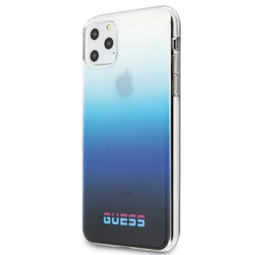Buy Guess GUHCN65DGCNA iPhone 11 Pro Max gradient blue hard case California - GUE252BLU - {ean13} - Home Screen Store Europe