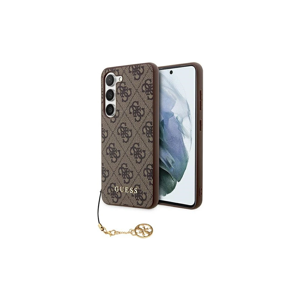 Etui Guess GUHCSA35GF4GBR Samsung Galaxy A35 hardcase 4G Charms Collection brązowy/brown