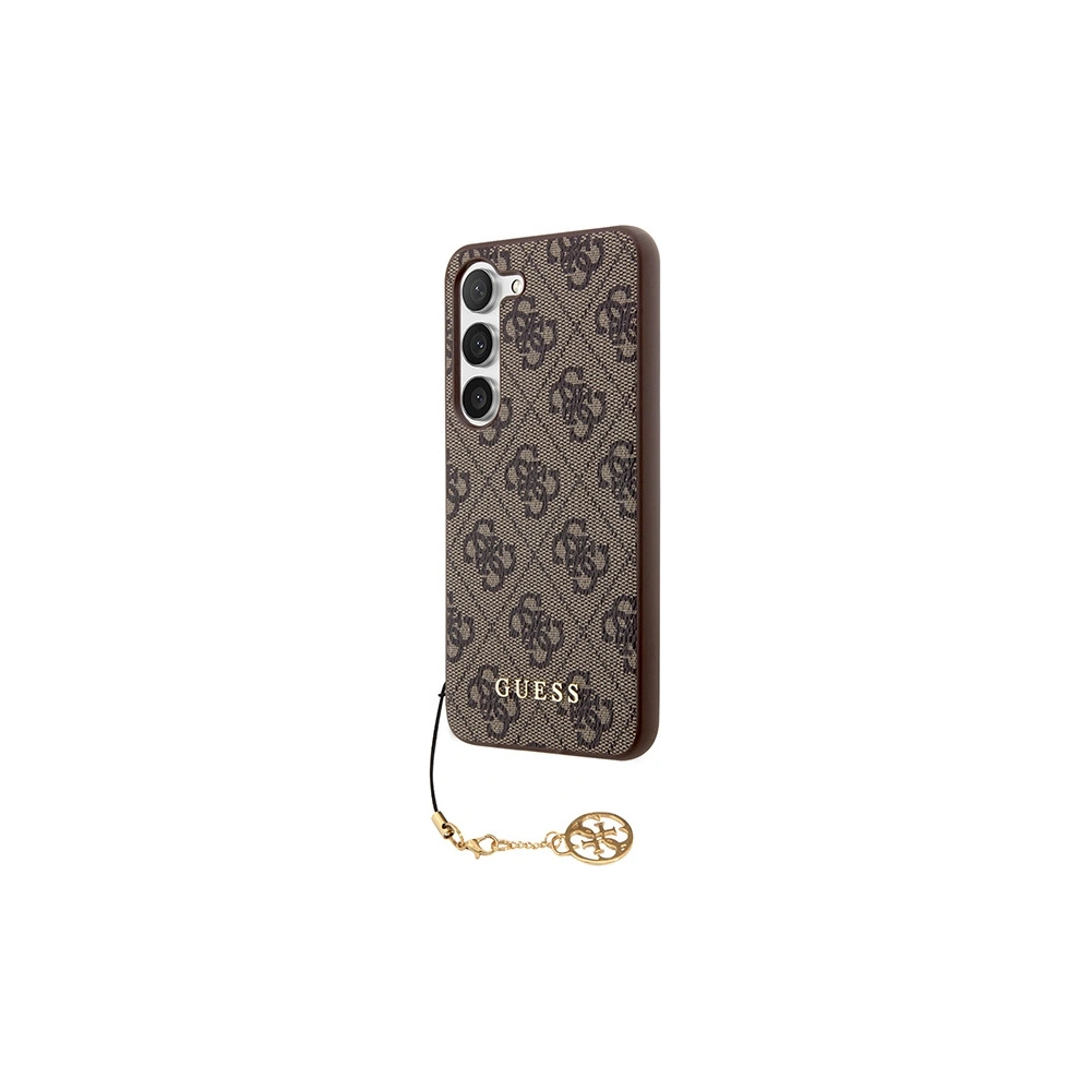 Etui Guess GUHCSA35GF4GBR Samsung Galaxy A35 hardcase 4G Charms Collection brązowy/brown