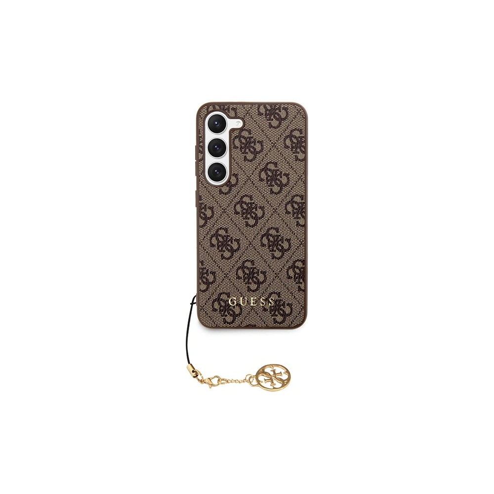 Etui Guess GUHCSA35GF4GBR Samsung Galaxy A35 hardcase 4G Charms Collection brązowy/brown