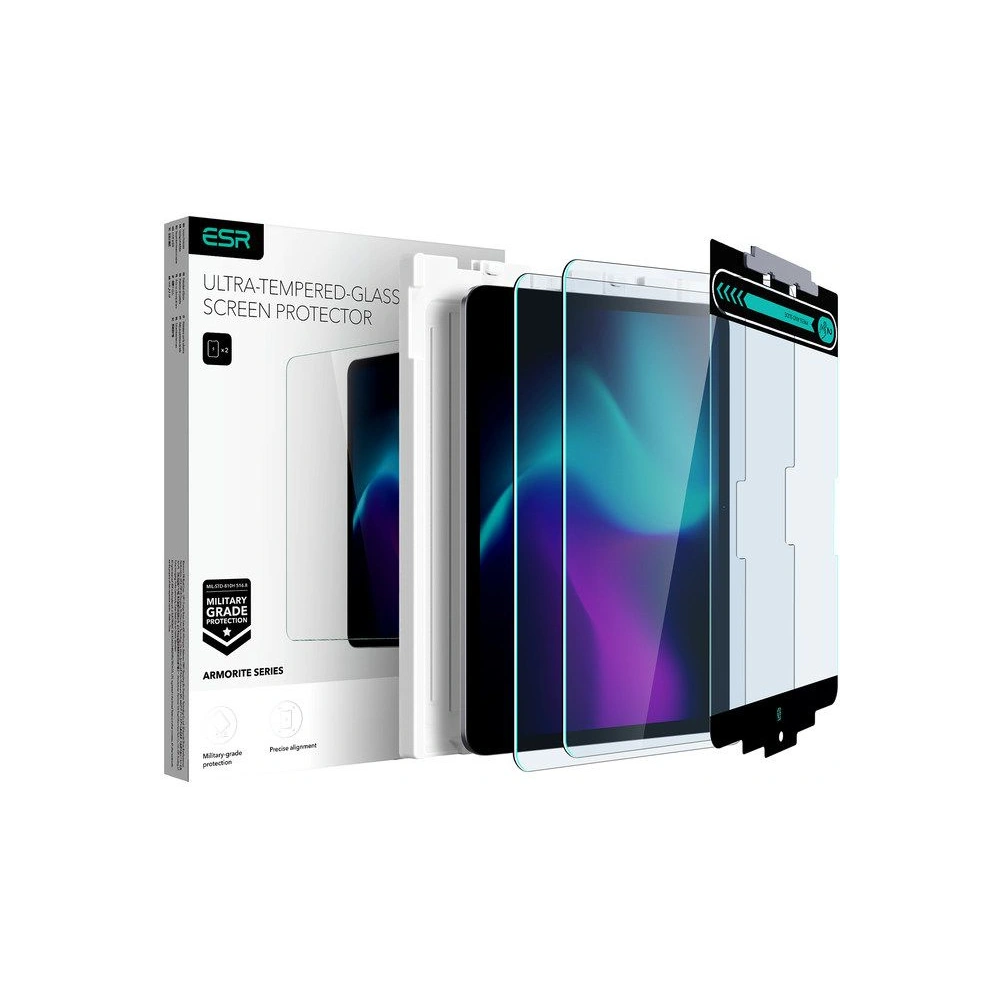 Szkło hartowane ESR Armorite Apple iPad Pro 11" 2024 (5. generacji) Clear [2 PACK]