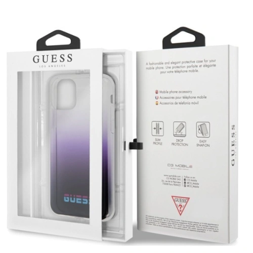 Buy Guess GUHCN65DGCPU iPhone 11 Pro Max gradient purple hard case California - GUE253PRP - {ean13} - Home Screen Store Europe