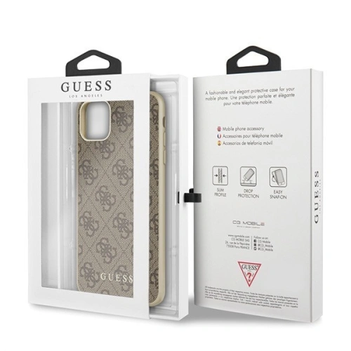 Kup Etui Guess GUHCN65G4GB Apple iPhone 11 Pro Max hnědý/brown hard case 4G Collection - GUE254BR - {ean13} - Sklep Home Screen