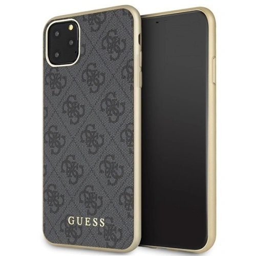 Kup Etui Guess GUHCN65G4GG Apple iPhone 11 Pro Max šedé/grey tvrdé pouzdro 4G Collection - GUE255GRY - {ean13} - Sklep Home Screen