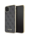 Etui Guess GUHCN65G4GG Apple iPhone 11 Pro Max šedé/grey tvrdé pouzdro 4G Collection