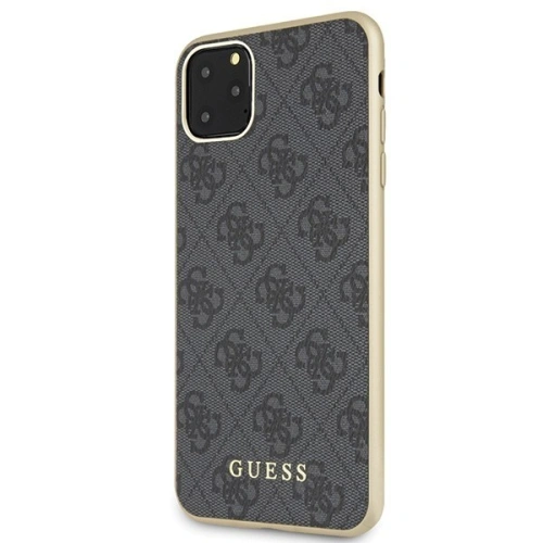 Kup Etui Guess GUHCN65G4GG Apple iPhone 11 Pro Max gri/grey hard case 4G Collection - GUE255GRY - {ean13} - Sklep Home Screen