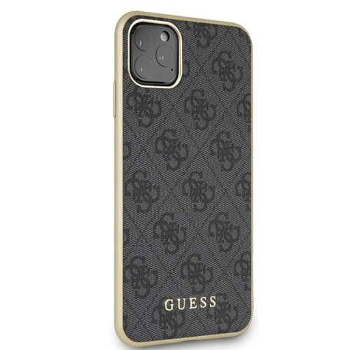 Kup Etui Guess GUHCN65G4GG Apple iPhone 11 Pro Max gri/grey hard case 4G Collection - GUE255GRY - {ean13} - Sklep Home Screen