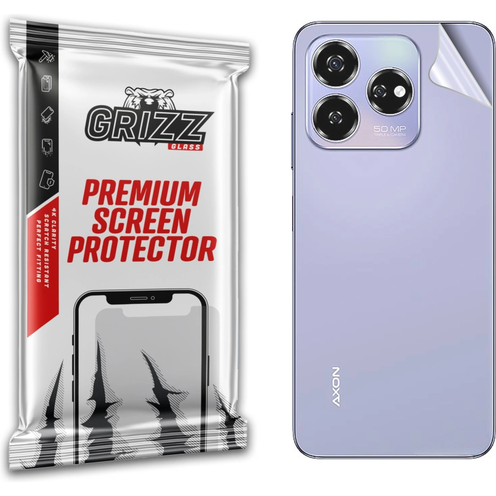 Folia na tył GrizzGlass SatinSkin do ZTE Axon 60