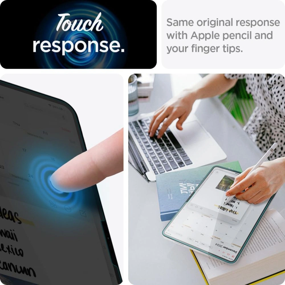 Szkło hartowane Spigen GLAS.tR ez Fit Apple iPad Pro 13" 2024 (7. generacji) / 2025 (8. generacji) Clear