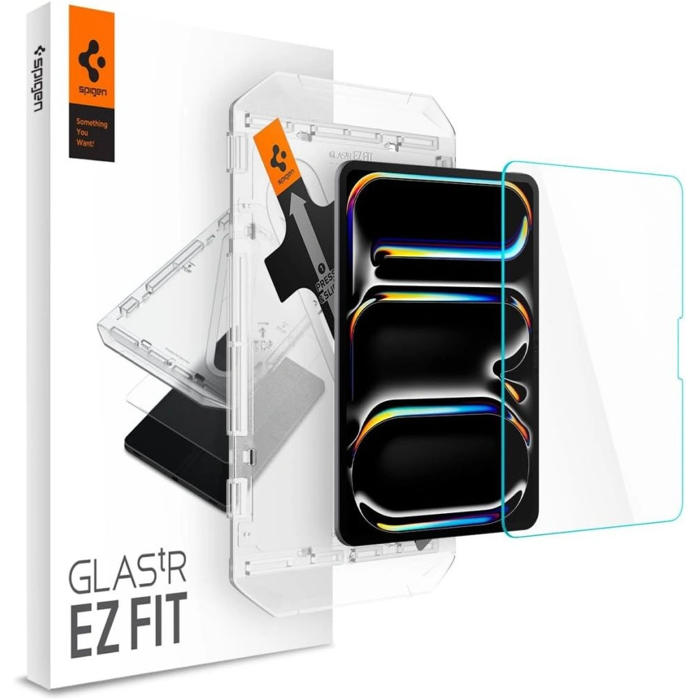 Szkło hartowane Spigen GLAS.tR ez Fit Apple iPad Pro 11" 2024 / 11" 2025 Clear