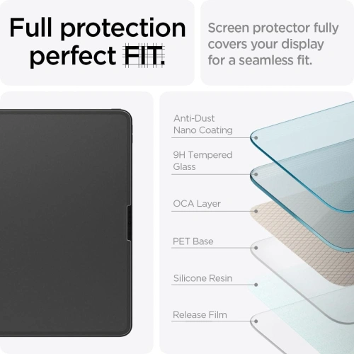 Kup Edzett üveg Spigen Paper Touch Apple iPad Pro 11" 2024 (5. generáció) Matt Átlátszó - SPN3410 - {ean13} - Sklep Home Screen