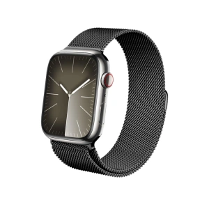Kup Crong Milano Steel Apple Watch 4/5/6/7/8/9/SE/Ultra 42/44/45/49mm grafitfarben - 5904310703840 - {ean13} - Sklep Home Screen