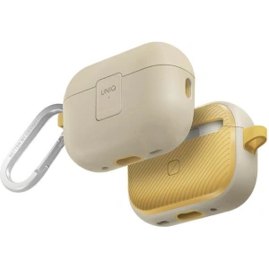Kup Etui UNIQ Clyde Lock Case Apple AirPods 1 / 2 bej-galben/ivory-galben canar - UNIQ1160 - {ean13} - Sklep Home Screen
