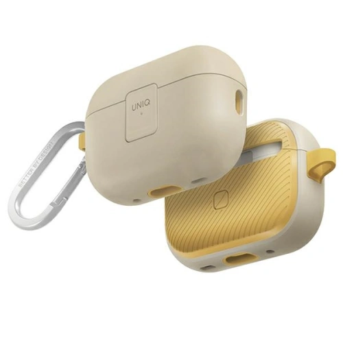 Kup Case UNIQ Clyde Lock Case Apple AirPods 1 / 2 beige-gelb/ivory-kanariengelb - UNIQ1160 - {ean13} - Sklep Home Screen
