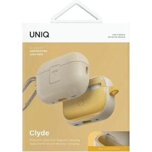 Kup Etui UNIQ Clyde Lock Case Apple AirPods 1 / 2 bej-galben/ivory-galben canar - UNIQ1160 - {ean13} - Sklep Home Screen