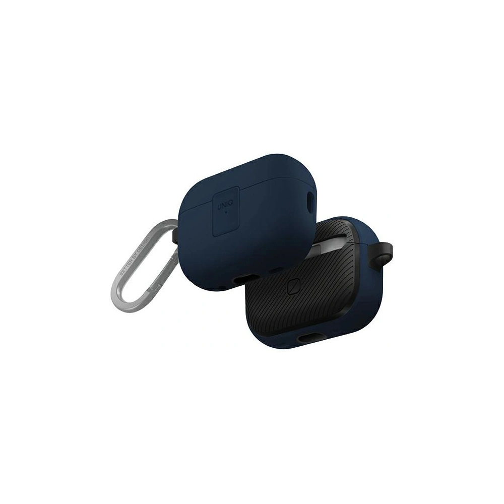 Etui UNIQ Clyde Lock Case Apple AirPods 1 / 2 niebiesko-ciemnoszary/royal blue-dark grey
