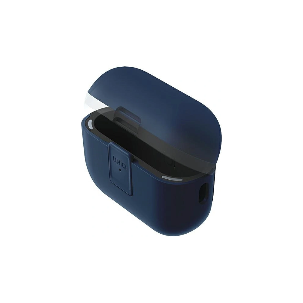 Etui UNIQ Clyde Lock Case Apple AirPods 1 / 2 niebiesko-ciemnoszary/royal blue-dark grey