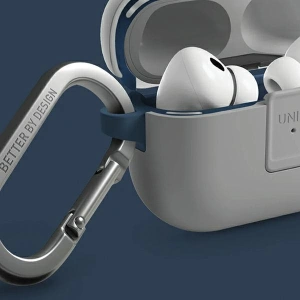 Kup Etui UNIQ Clyde Lock Case Apple AirPods 1 / 2 albastru închis/gri închis/royal blue-dark grey - UNIQ1161 - {ean13} - Sklep Home Screen