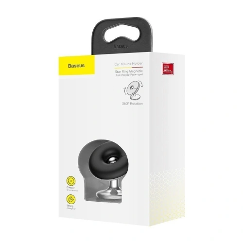 Kup Următorul suport magnetic pentru mașină Baseus Star Ring pentru bord (argintiu) - BSU659SLV - {ean13} - Sklep Home Screen