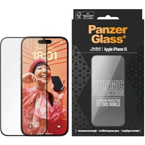 Szkło ceramiczne PanzerGlass Ceramic Protection Apple iPhone 15 Ultra-Wide-Fit Screen Protection