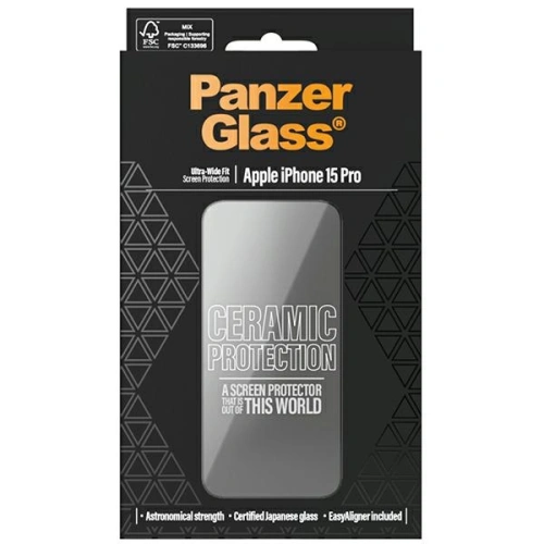 Kup Kerámia üveg PanzerGlass Kerámia Védelem Apple iPhone 15 Pro Ultra-Wide-Fit Képernyő Védelem - PZG612 - {ean13} - Sklep Home Screen