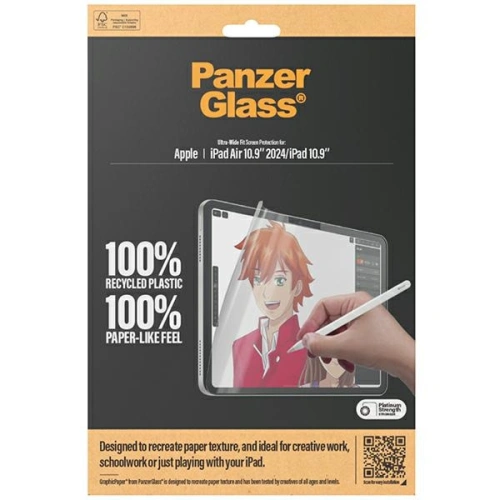 Kup Matt fólia PanzerGlass GraphicPaper Apple iPad Air 11" 2024 (6. generáció) / iPad 10.9" 2022 (10. generáció) Ultra-Wide-Fit Képernyővédelem - PZG614 - {ean13} - Sklep Home Screen