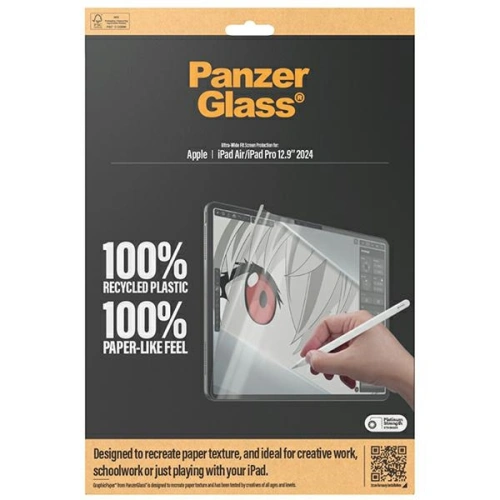 Kup Matte Folie PanzerGlass GraphicPaper Apple iPad Air 13" 2024 (6. Generation) / iPad Pro 13" 2024 (7. Generation) Ultra-Wide-Fit Bildschirmschutz - PZG615 - {ean13} - Sklep Home Screen